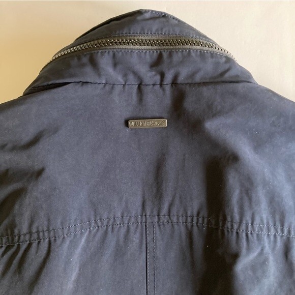 William Rast Men's Collared Navy and Gray Jacket Coat XL - Picture 8 of 14